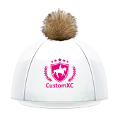 CustomXC RC Team Hat Cover - White/Fuchsia