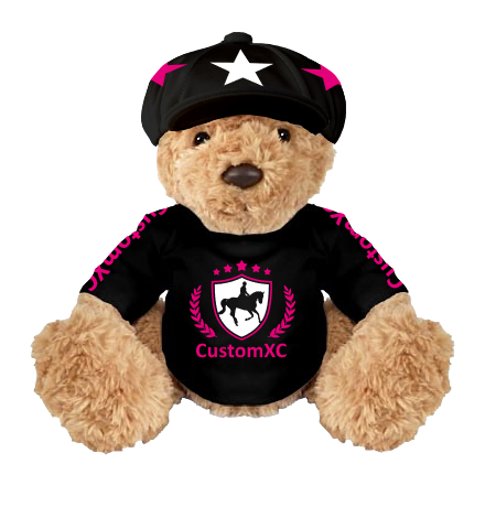 CustomXC RC Official Teddy - Black / Fuchsia / White