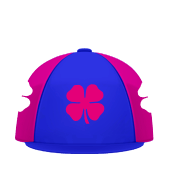 Classic Hat Cover - Royal / Fuchsia / White