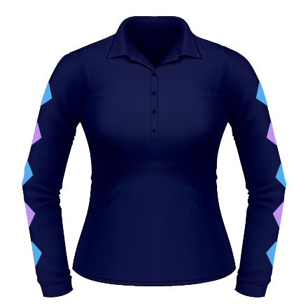 XC Polo - Navy / Capri / Lilac