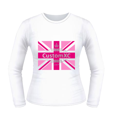 CustomXC GB Eventing - White / Fuchsia / Pink