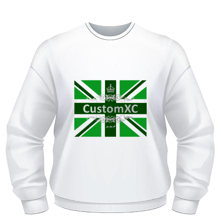 CustomXC GB Eventing - White / Bottle / Emerald