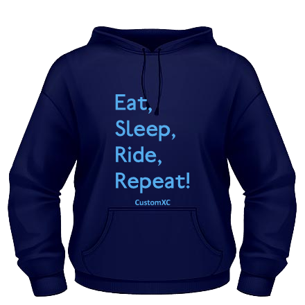 Eat Sleep Ride Repeat - Navy / Capri