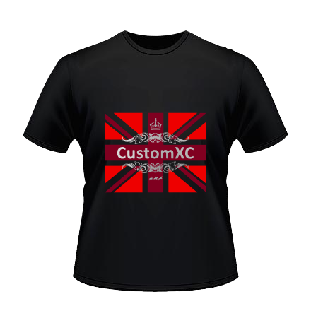 CustomXC GB Eventing - Black / Burgundy / Red
