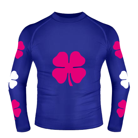 Lightweight Baselayer - Dark Royal / Fuchsia / White