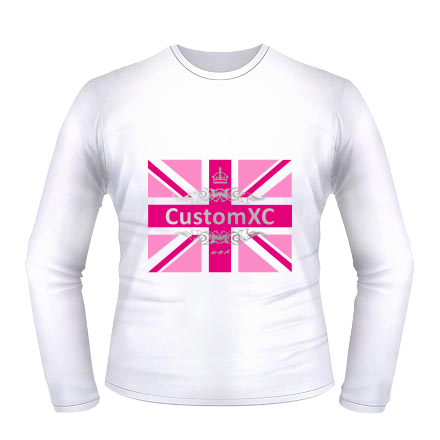 CustomXC GB Eventing - White / Fuchsia / Pink