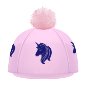 Unicorn Hat Cover - Pink / Navy