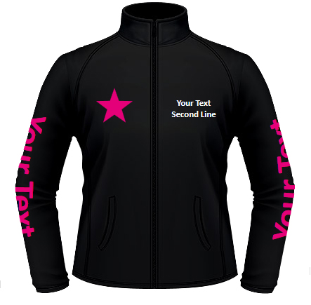 Performance Softshell, black & gold