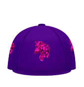 Unicorn Hat Cover - Purple / Fuchsia Glitter