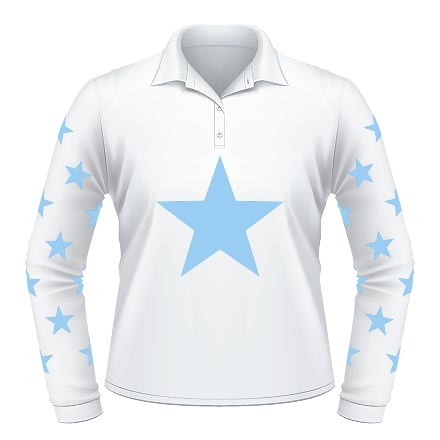 XC Polo - White / Light Blue